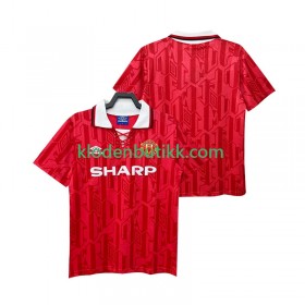 Manchester United 1992 Retro Hjemme Fotballdrakt 1994 Kortermet